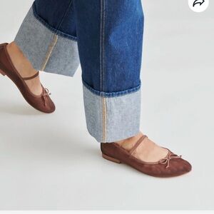 Dolce Vita Cadel Mesh Flats, Espresso, Size 9